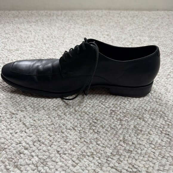 Cole Haan Mens Air Adams Black Dress Oxford Apron Toe Derby C09438 Size 12 M - Picture 11 of 16